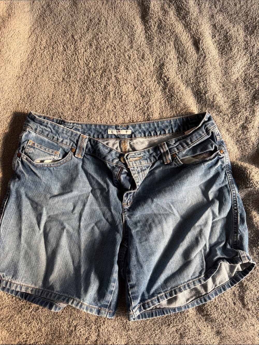 Tommy Hilfiger Light Blue Denim Jean Shorts